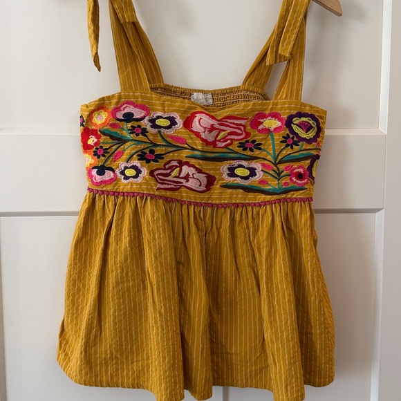 Altar’d state mustard stripe tank - Picture 2 of 3
